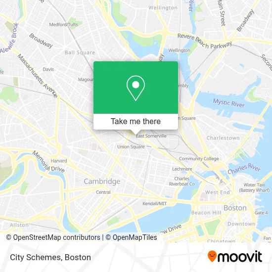 City Schemes map