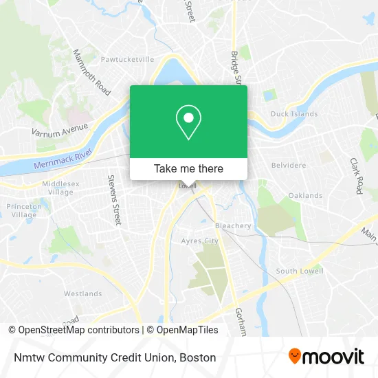 Nmtw Community Credit Union map