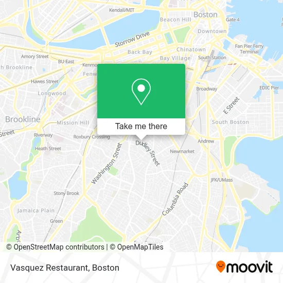 Vasquez Restaurant map
