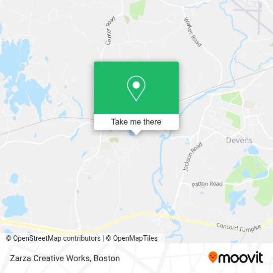 Zarza Creative Works map