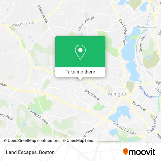 Land Escapes map