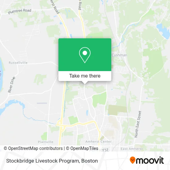 Stockbridge Livestock Program map