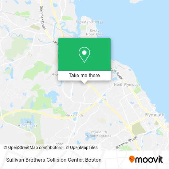 Sullivan Brothers Collision Center map