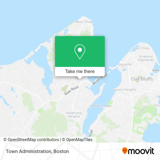 Town Administration map