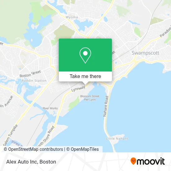 Alex Auto Inc map
