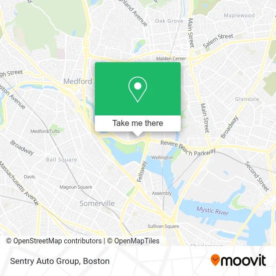 Sentry Auto Group map