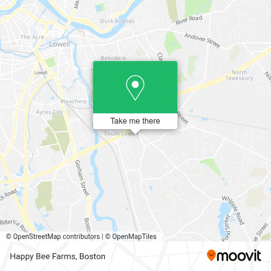 Happy Bee Farms map