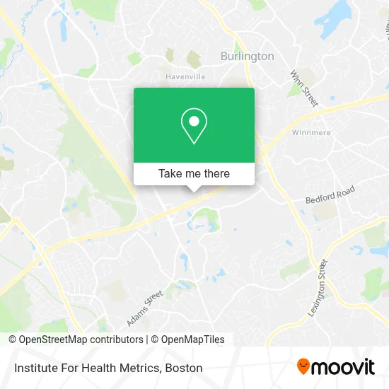 Institute For Health Metrics map