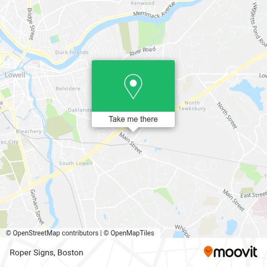 Roper Signs map