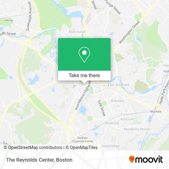 The Reynolds Center map
