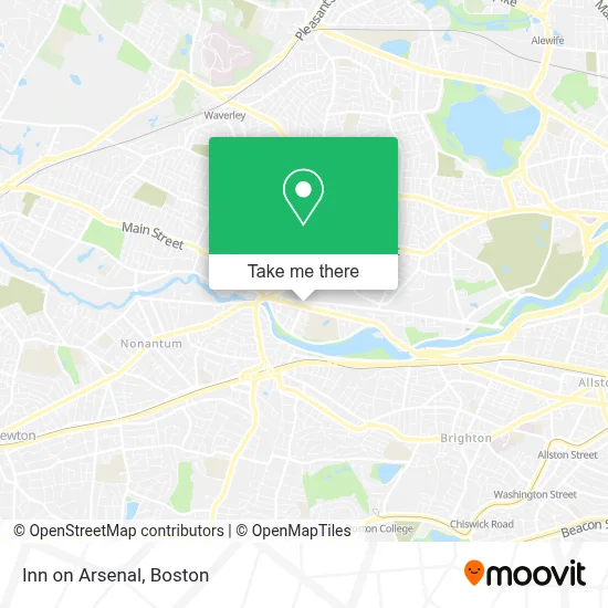 Inn on Arsenal map
