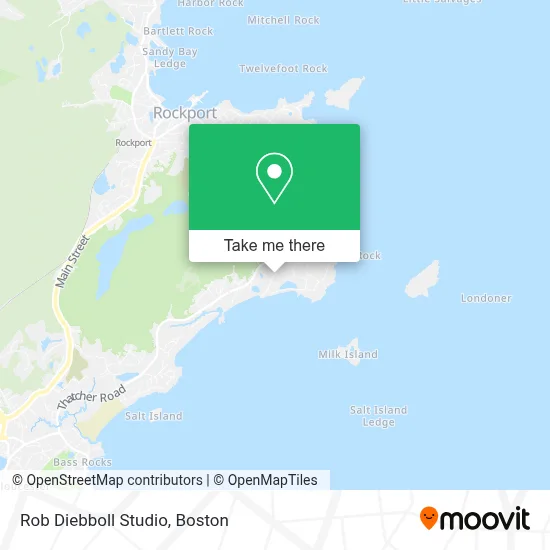 Rob Diebboll Studio map