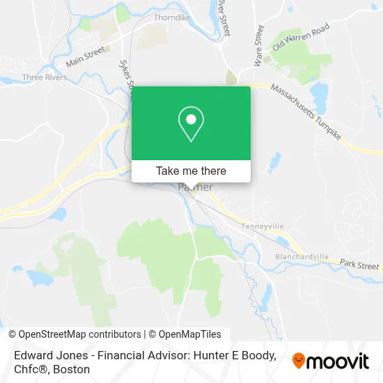 Edward Jones - Financial Advisor: Hunter E Boody, Chfc® map