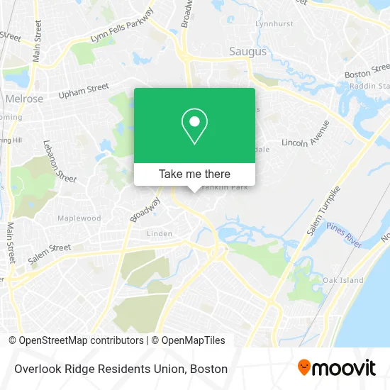 Overlook Ridge Residents Union map