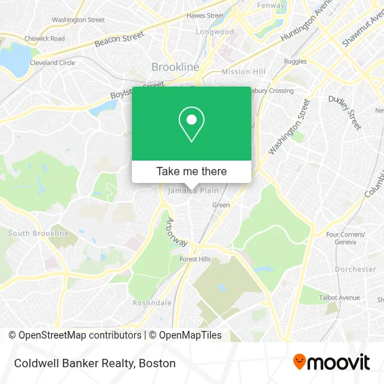 Coldwell Banker Realty map