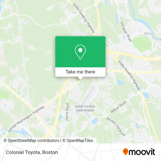 Colonial Toyota map