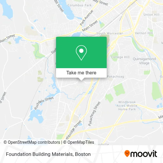 Foundation Building Materials map
