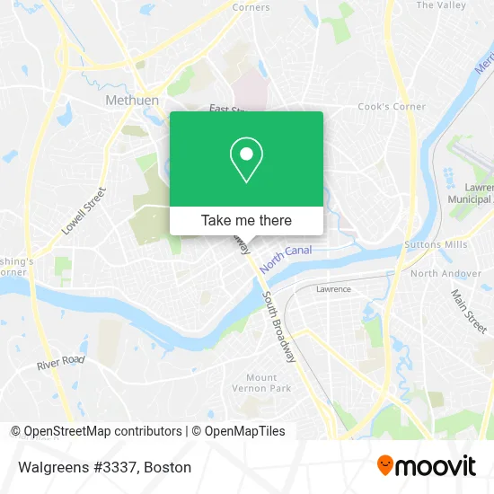 Walgreens #3337 map