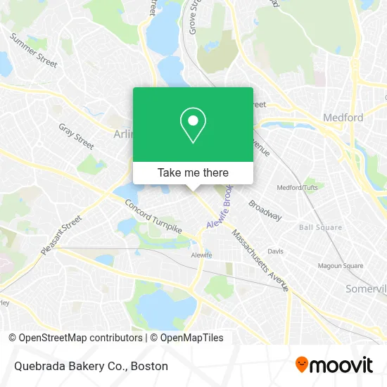 Quebrada Bakery Co. map