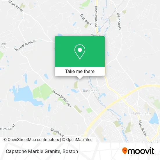 Capstone Marble Granite map