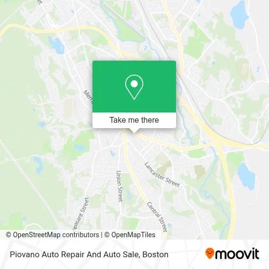 Piovano Auto Repair And Auto Sale map