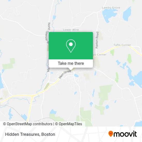 Hidden Treasures map