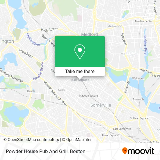 Powder House Pub And Grill map
