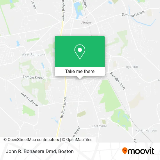 John R. Bonasera Dmd map