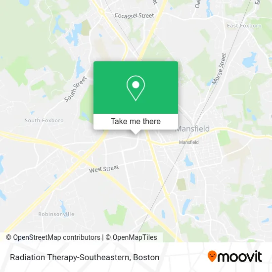 Radiation Therapy-Southeastern map