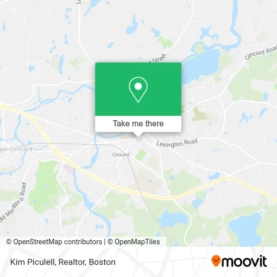 Kim Piculell, Realtor map
