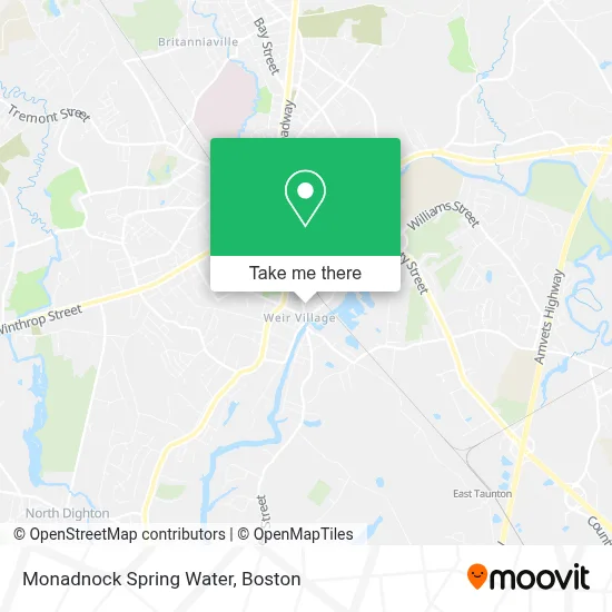 Monadnock Spring Water map