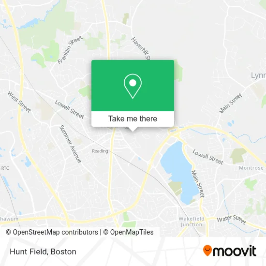 Hunt Field map