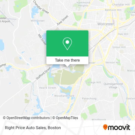 Right Price Auto Sales map