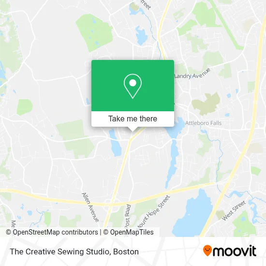 The Creative Sewing Studio map