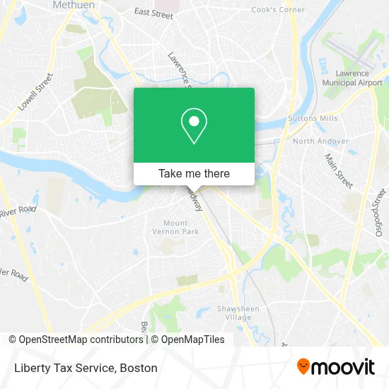 Liberty Tax Service map