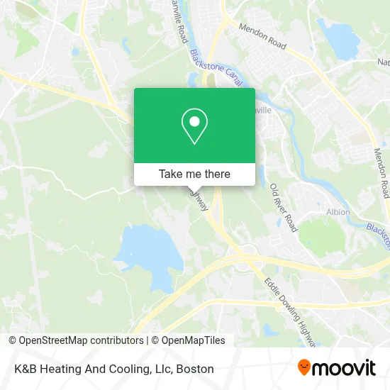 K&B Heating And Cooling, Llc map