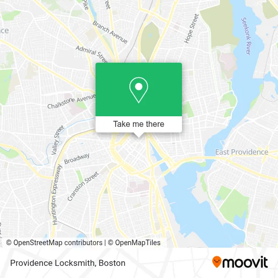 Providence Locksmith map