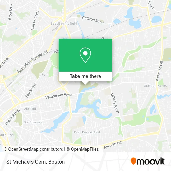 St Michaels Cem map
