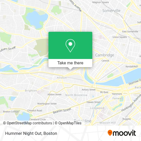 Hummer Night Out map
