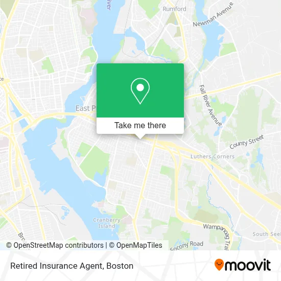 Retired Insurance Agent map
