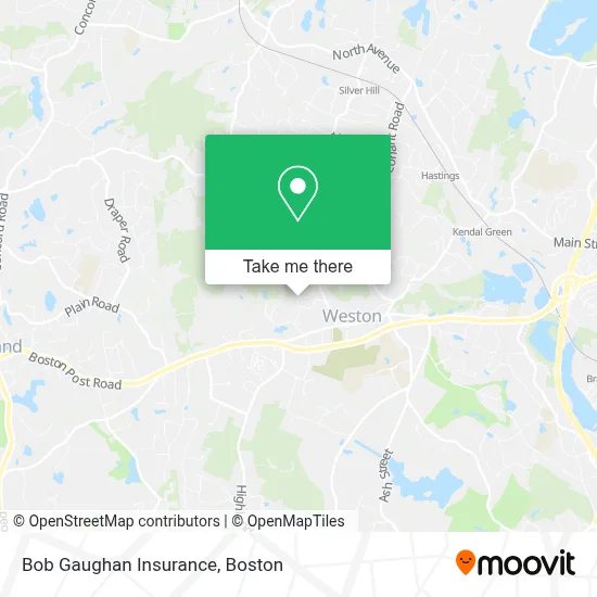 Bob Gaughan Insurance map