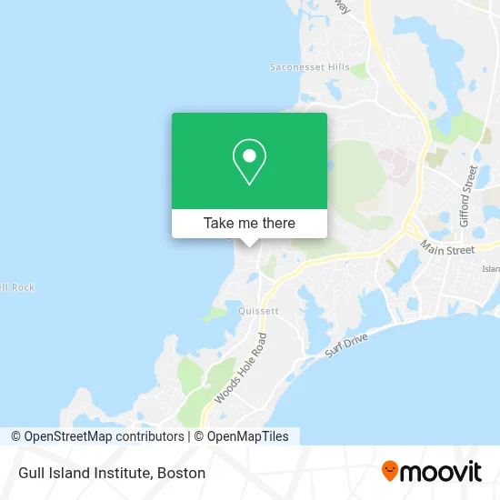 Gull Island Institute map