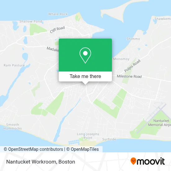 Nantucket Workroom map