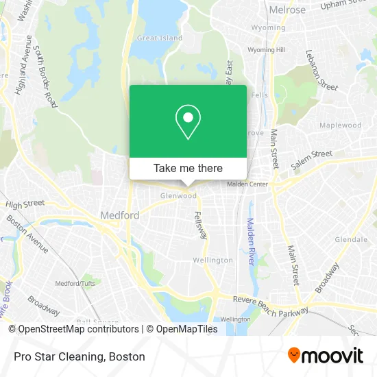 Pro Star Cleaning map