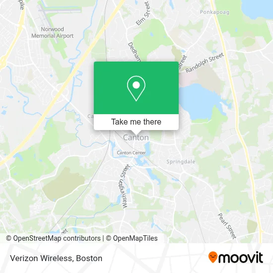 Verizon Wireless map