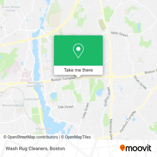 Wash Rug Cleaners map