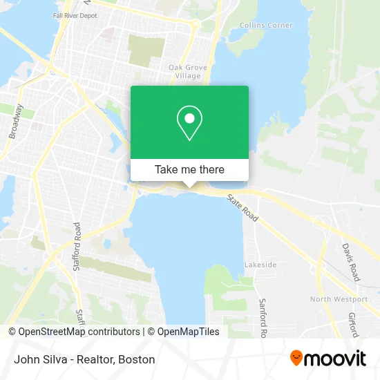 John Silva - Realtor map