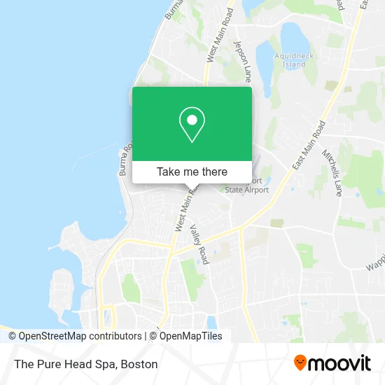 The Pure Head Spa map