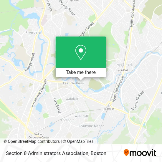 Section 8 Administrators Association map