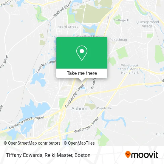 Tiffany Edwards, Reiki Master map